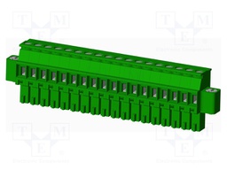 Connector: pluggable terminal block; plug; female; angled 90°