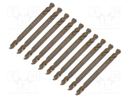 Drill bit; for metal; Ø: 3.3mm; L: 49mm; Working part len: 11mm