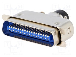 Connector: Centronics; plug; male; PIN: 36; soldering; for cable