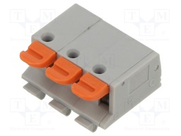 Connector: PCB terminal block; terminal; GA; 7A; PIN: 3; angled