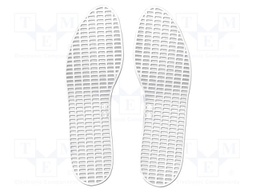 Inserts for shoes; Size: 44; white; military; 5set