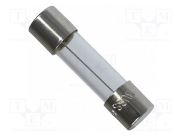 Fuse: fuse; quick blow; 10A; 250VAC; cylindrical,glass; 5x20mm