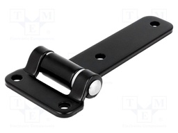 Hinge; Width: 135mm; zinc-plated steel; H: 60mm; Holes no: 4