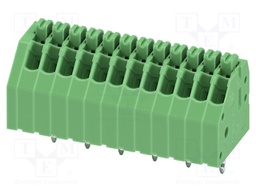 PCB terminal block, nominal current: 2 A, rated voltage (III