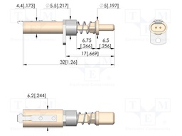 Test needle