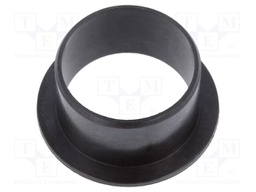 Bearing: sleeve bearing; with flange; Øout: 20mm; Øint: 18mm; black