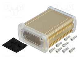 Enclosure: multipurpose; X: 68.7mm; Y: 89mm; Z: 35.2mm; silver