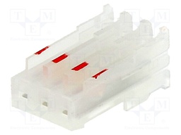Plug; wire-board; female; PIN: 3; end connector; 2.54mm; IDC; 22AWG