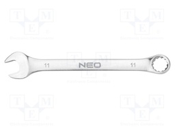 Wrench; combination spanner; 11mm; Chrom-vanadium steel; L: 150mm