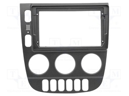 Radio frame; Mercedes; black; 9"