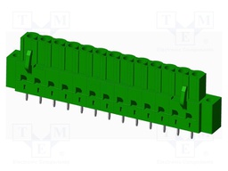 Connector: pluggable terminal block; socket; female; straight