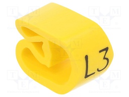 Markers for cables and wires; Label symbol: L3; 8÷16mm; PVC; PA