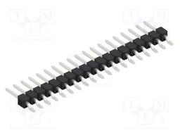 Connector: pin strips; pin header; male; PIN: 19; 2.54mm; SMT; 1x19
