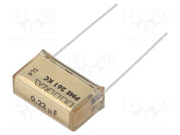 Capacitor: paper; 220nF; 220VAC; 20.3mm; ±10%; THT; Series: PME261
