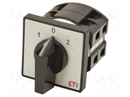 Switch: cam switch; Stabl.pos: 3; 63A; 1-0-2; for building in; IP20