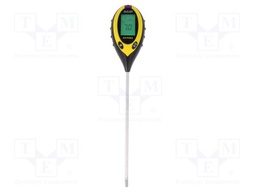 PH meter; LCD,with a backlit; 3,5÷9,0pH; Dim: 122x63x36mm; 73g