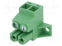 Pluggable terminal block; 10.16mm; ways: 2; angled 90°; socket