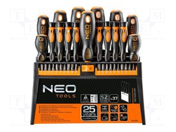 Kit: screwdrivers; Phillips,slot,Torx®; 37pcs.