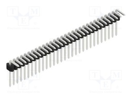 Connector: pin strips; pin header; male; PIN: 30; 1.27mm; THT; 1x30