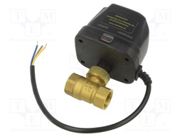 Ball solenoid valve; IP54; max.16bar; 2÷80°C; 220÷240VAC