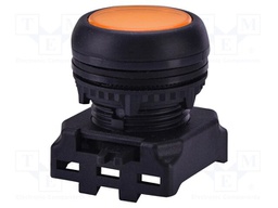 Switch: push-button; 22mm; orange; LED; IP65; flat; E; Pos: 2; Ø22.5mm