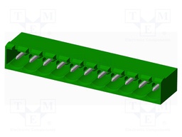 Connector: pluggable terminal block; socket; male; angled 90°
