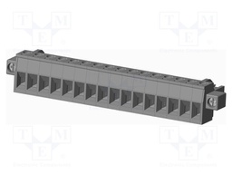 Connector: pluggable terminal block; plug; female; straight; grey