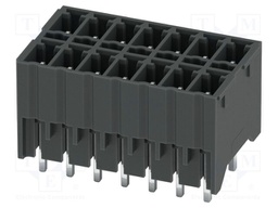 PCB headers, nominal cross section: 1.5 mm?, color: black, n