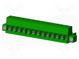 Connector: pluggable terminal block; plug; female; straight; 12A
