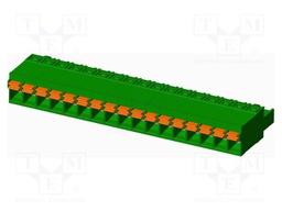 Connector: pluggable terminal block; plug; female; straight; 12A