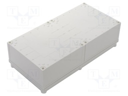 Enclosure: multipurpose; X: 300mm; Y: 600mm; Z: 170mm; QUICK; grey