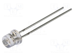 LED; yellow; 5mm; 500÷750mcd; 140°; Front: flat; 1.8÷2.1VDC; round
