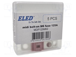 Fuse: fuse; 125A; 58VDC; automotive; 41mm; M6 screw; 41x12x8.24mm