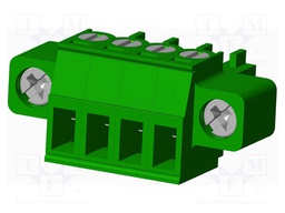 Connector: pluggable terminal block; plug; female; straight; 10A