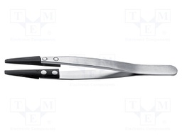 Tweezers; replaceable tips; Blade tip shape: flat; ESD