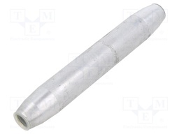 Tip: butt splice; non-insulated,reductive; aluminum; crimped