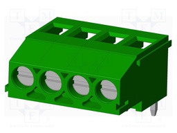 Connector: PCB terminal block; terminal; Plating: tinned; on PCBs
