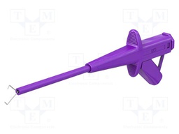 Clip-on probe; 4A; 1kV; violet; Overall len: 155mm