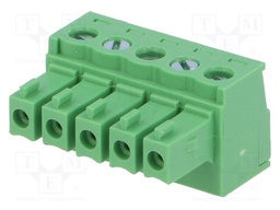 Pluggable terminal block; 3.81mm; ways: 5; straight; plug; female