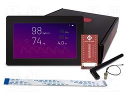 Display: TFT; 7"; 800x480; Window dimensions: 153.84x85.63mm; 4÷6V