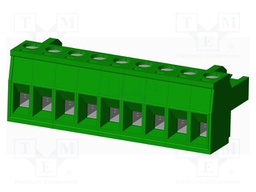 Connector: pluggable terminal block; plug; female; straight; 12A