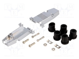 Enclosure: for D-Sub connectors; D-Sub 9pin,D-Sub HD 15pin
