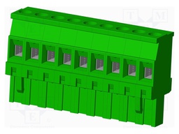 Connector: pluggable terminal block; plug; female; angled 90°
