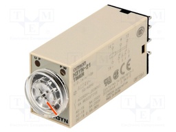 Timer; 0,1min÷10h; DPDT; 250VAC/5A; 24VAC; socket; -10÷50°C; PIN: 8
