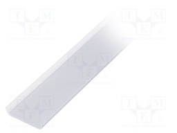 Cover for LED profiles; white; 1m; HS-22; push-in