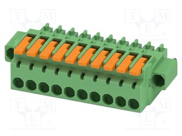 PCB connector, nominal cross section: 1.5 mm2, color: green,