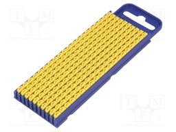 Markers for cables and wires; Label symbol: L; 2.8÷3.8mm; yellow