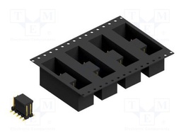 Connector: pin strips; pin header; male; PIN: 10; 2.54mm; SMT; 2x5