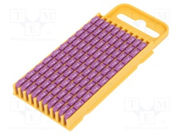 Markers for cables and wires; Label symbol: 7; 4.3÷5.3mm; violet