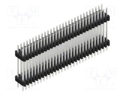 Connector: pin strips; pin header; male; PIN: 58; 1.27mm; THT; 2x29